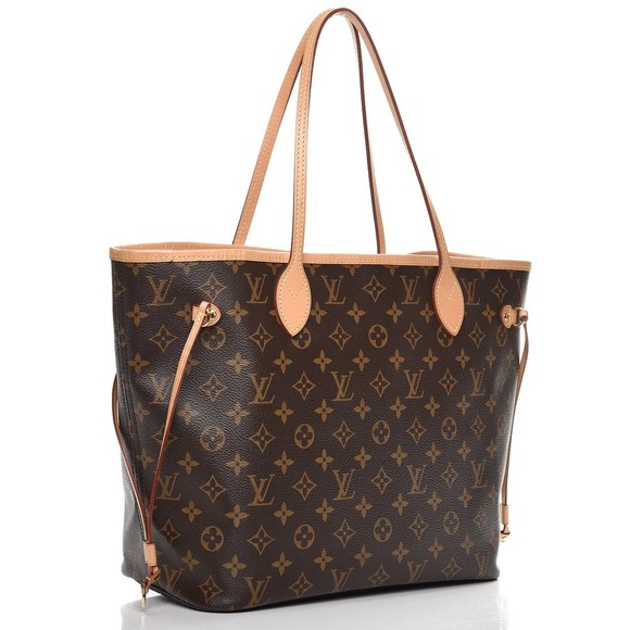 💎✨Rose Ballerine Interior✨💎Louis Vuitton LV Neverfull MM Shoulder tote - Picture 4 of 15